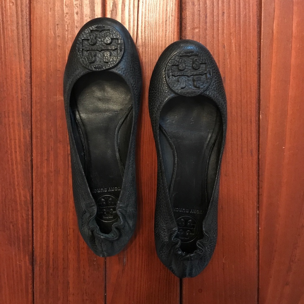 Tory Burch Reva Ballet Flat // Black // Size 7